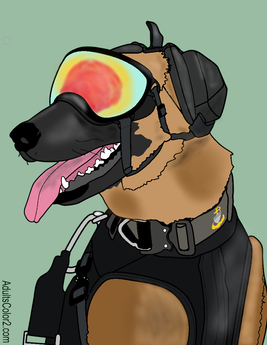 Ricky waiting for orders.