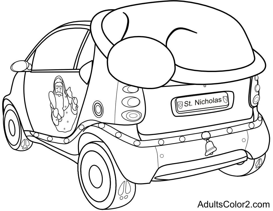 St. Nicholas' mini-sleigh.