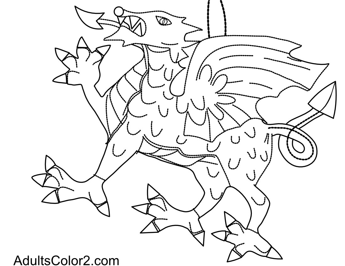 Welsh dragon Christmas ornament.