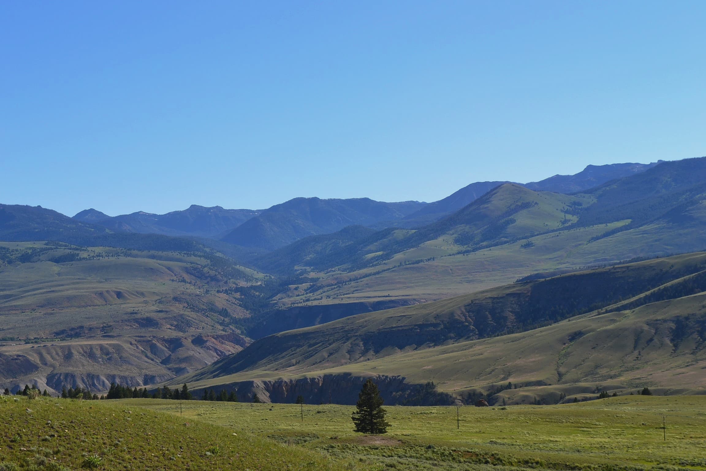Valley vista Yellowstone.