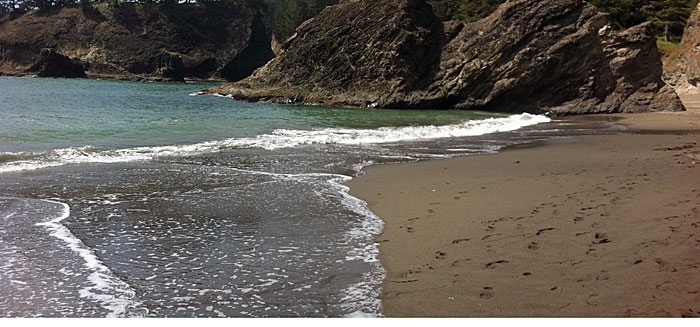 Gold Beach area in Oregon.