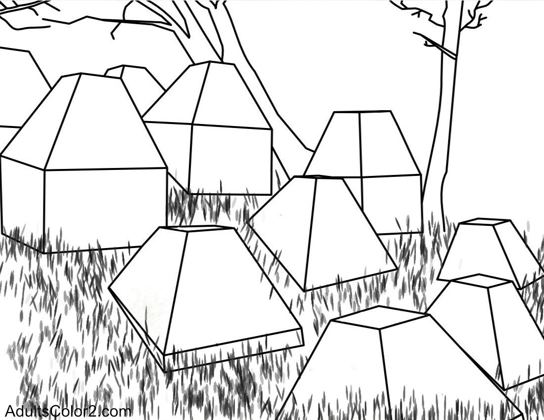 Dragon's teeth tank barriers from World War 2.