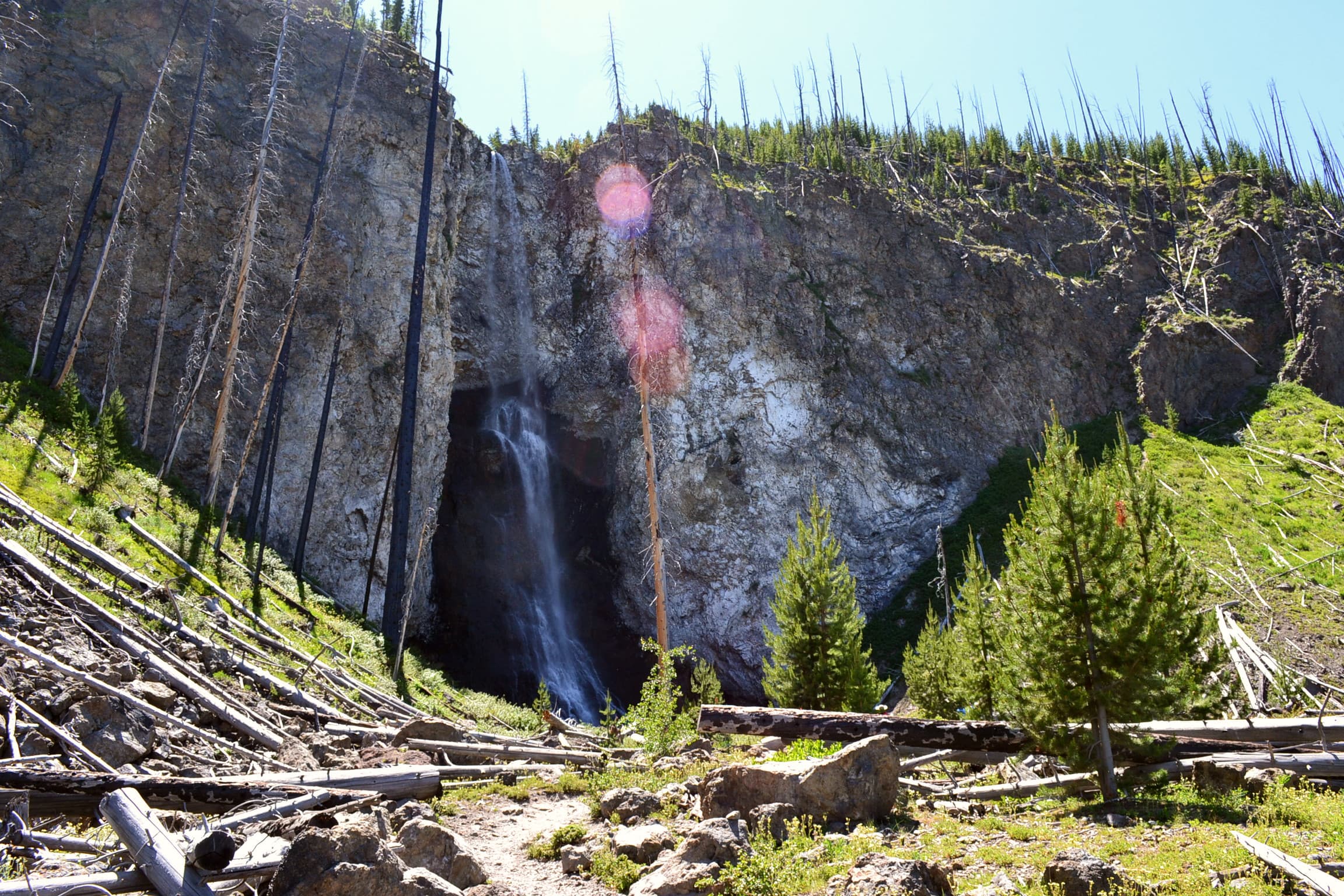 Fairy Falls Yellowstone.