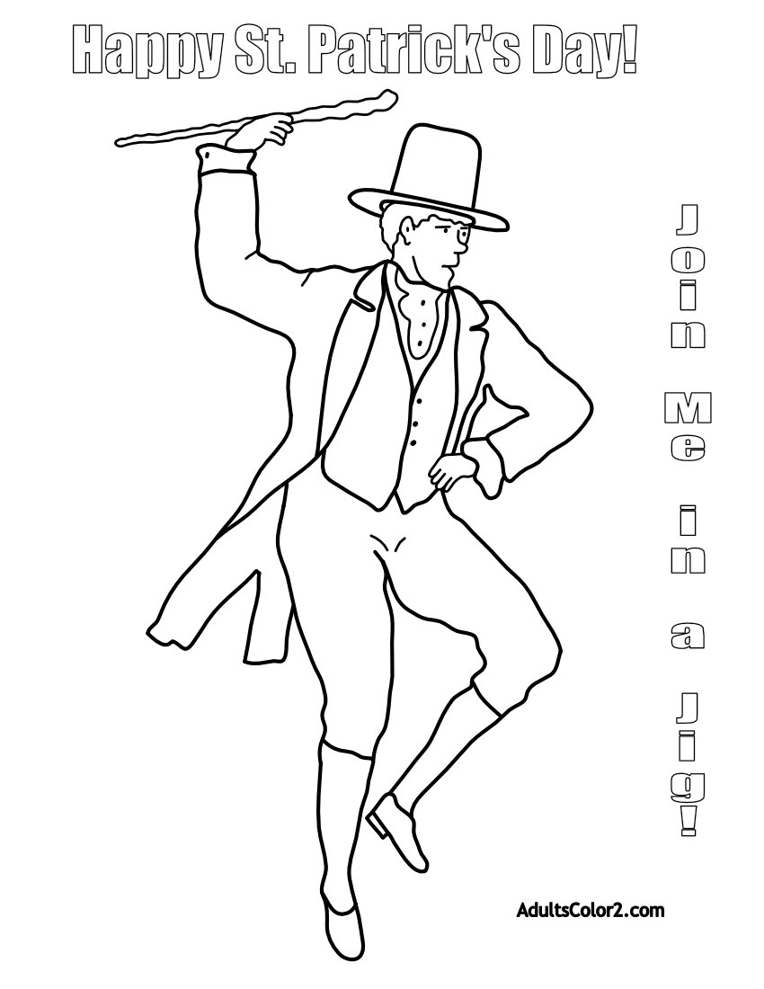 St Patrick S Day Coloring Page