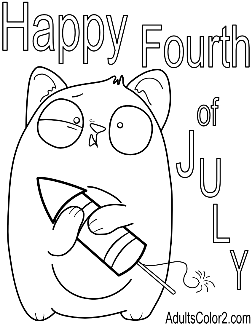 A nervous kitty on the Fourth about to go boom?