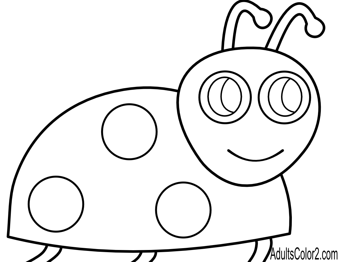 Smiling ladybug.