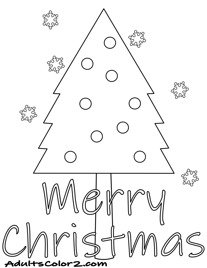 Merry Christmas tree.