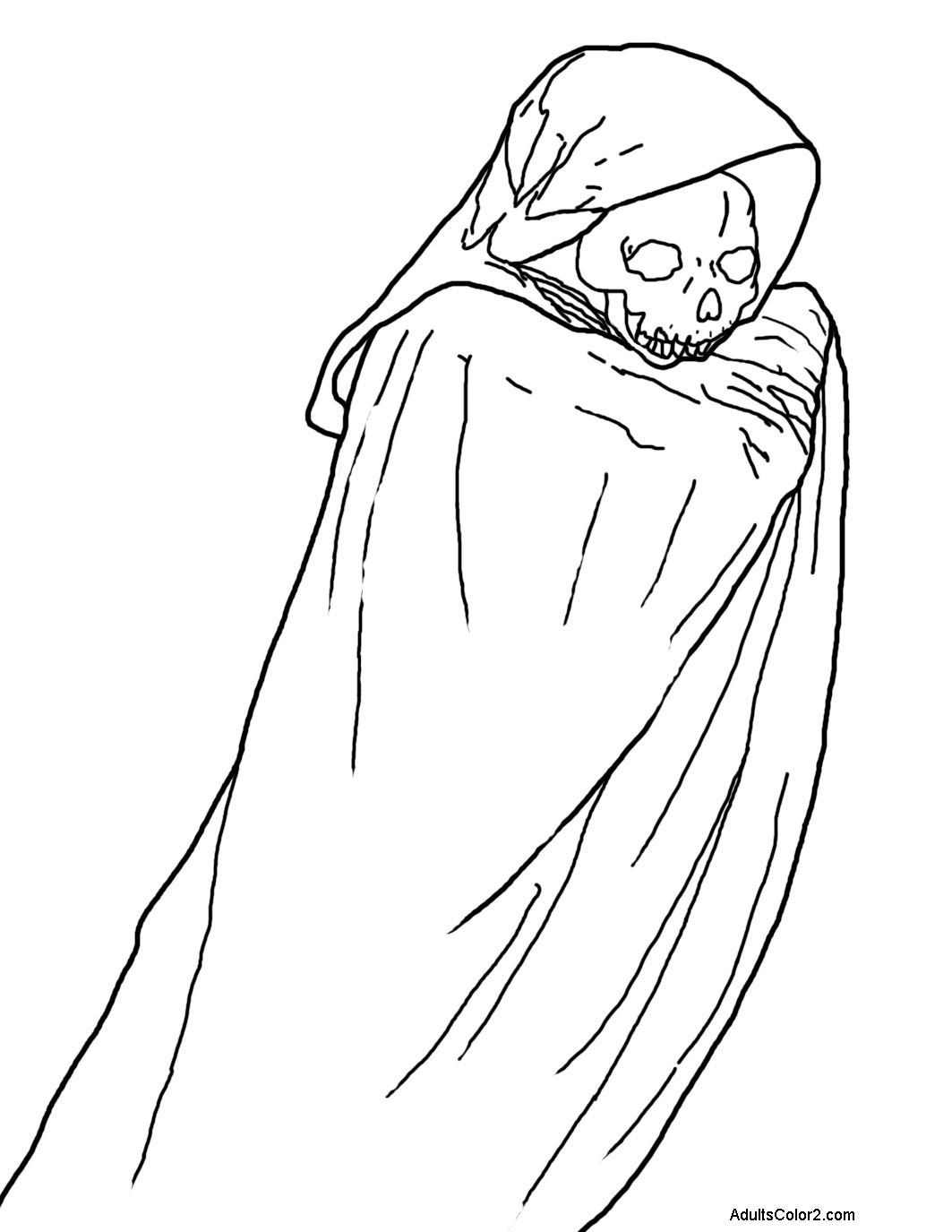 Phantom in a cape.