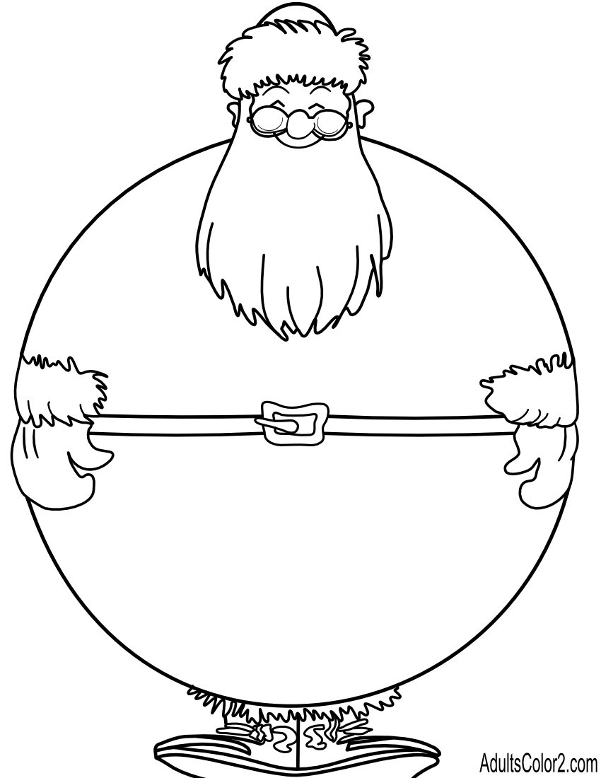 Round Santa.