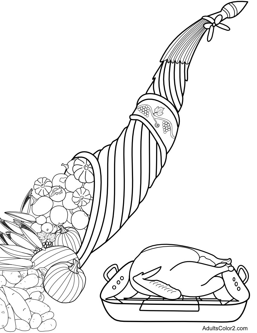 Thanksgiving Coloring Pages: Tint Yourself a Turkey!