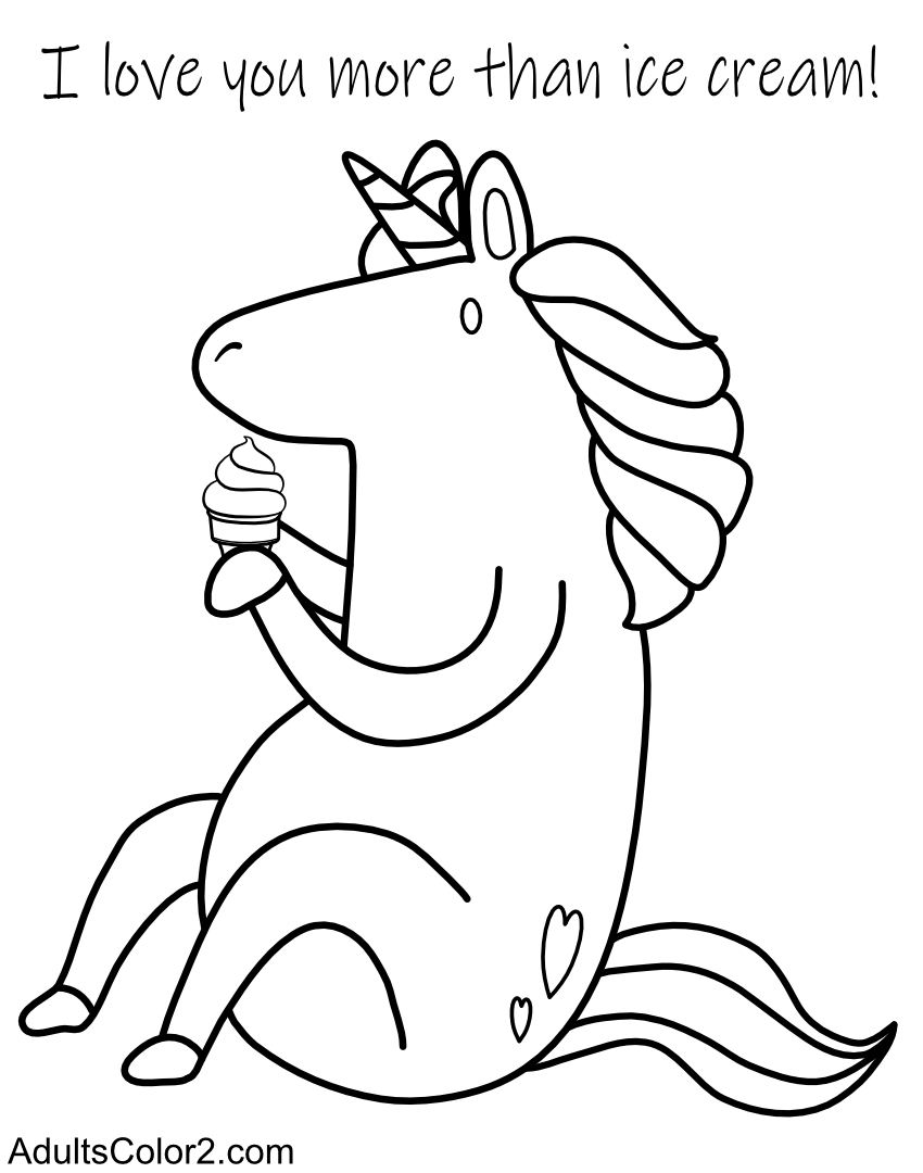 I love you more than icecream