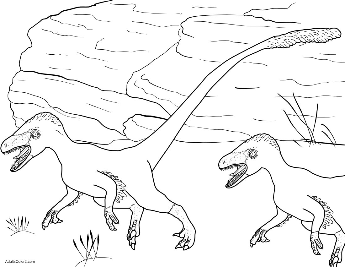 Velociraptors on the hunt.