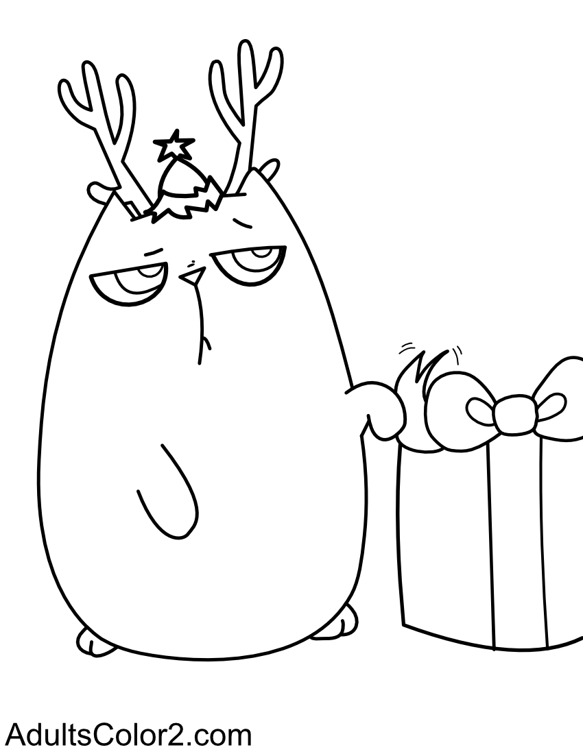 Wannabe reindeer cat.